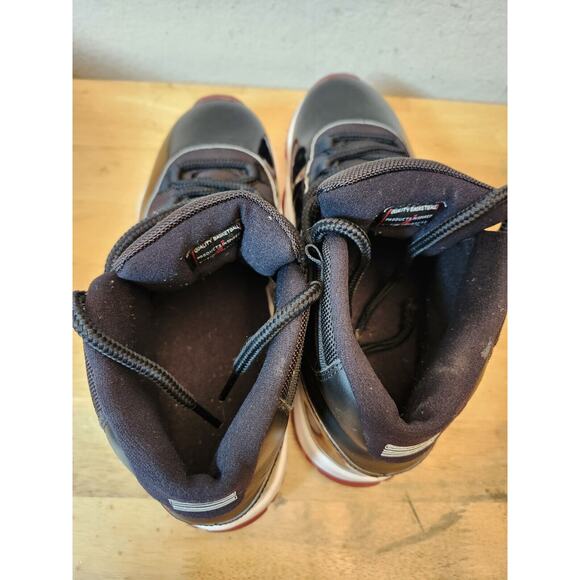 Nike Air Jordan‎ 11 Retro High Bred size 10 378037-061 OG XI Black - Picture 6 of 10